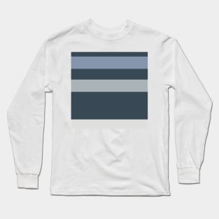 The onliest brew of Charcoal, Christmas Silver, Philippine Silver and Bluey Grey stripes. Long Sleeve T-Shirt